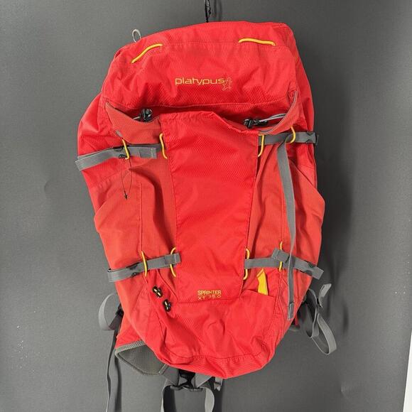 Platypus Sprinter XT 35 Backpack Hydration Pack Hiking Biking Camping Big Zip - Picture 2 of 9